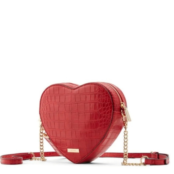 Aldo Red Heart Purse - Picture 2 of 4